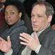 WAMU General Manager J.J. Yore hears a suggestion to integrate the staffers who announce the underwriters at a 2015 Journalists Roundtable in Washington. Weekend host Tamika Smith is at left. (Jason Miccolo Johnson)